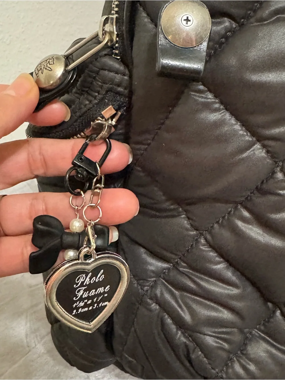 Juicy Couture quilted nylon